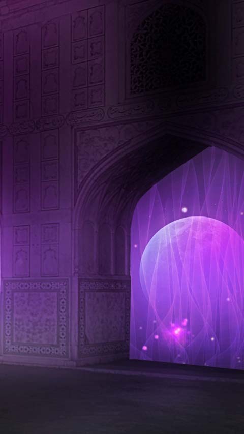 gateway purple universe stars moon wallpaper background phone