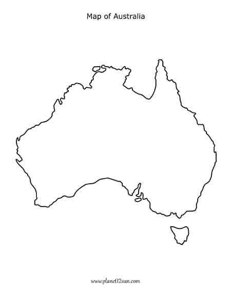 Australia map free printable worksheet 4th 5th 3rd grade