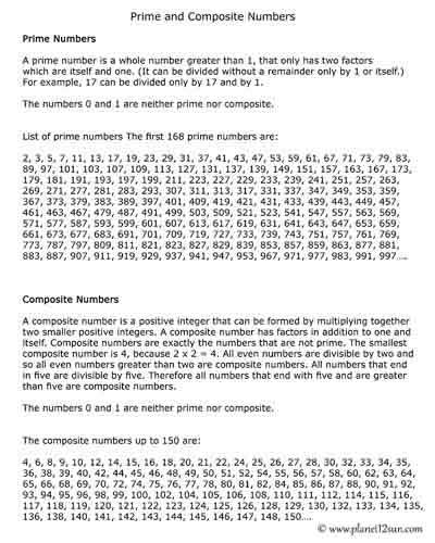 prime composite numbers list math free printable