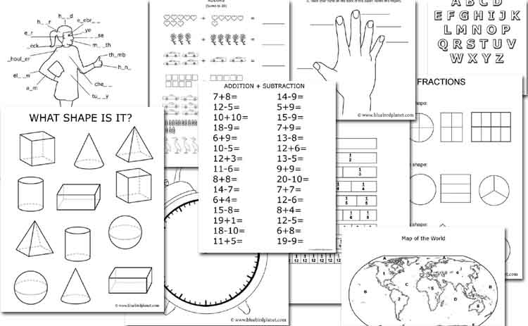 free printable worksheets