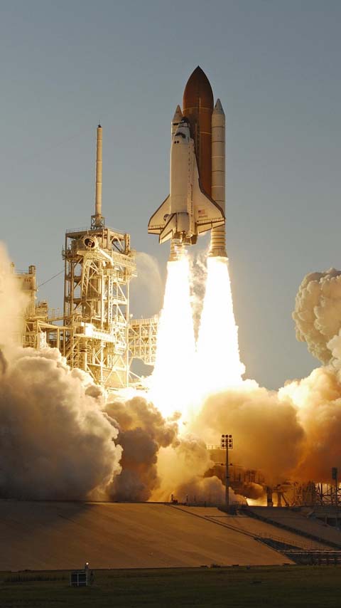 shuttle space NASA launch wallpaper background phone