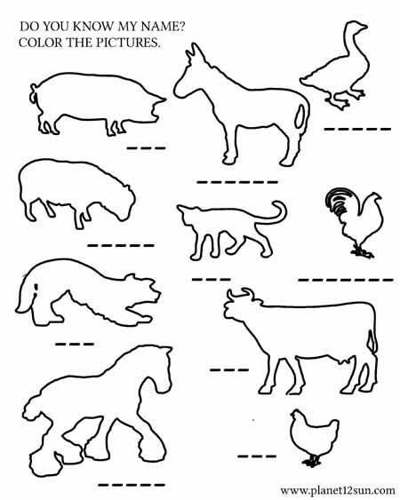 barn animals spelling 1st grade free printable worksheet