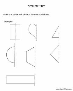 Symmetry - 2nd Grade Geometry - genius777.com PRINTABLES