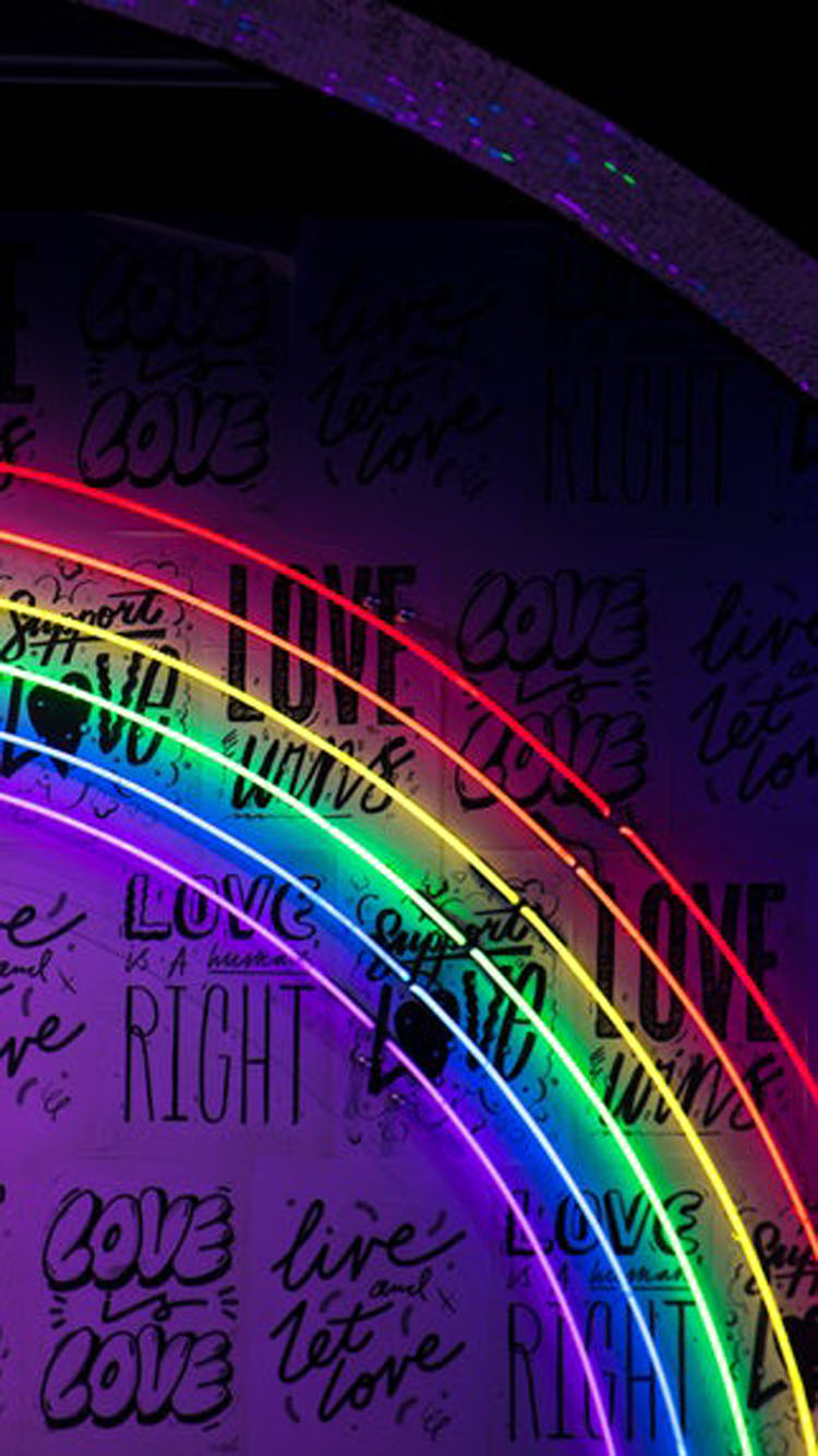 Neon - Rainbow wallpaper